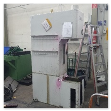 Schweißreparatur C-Presse