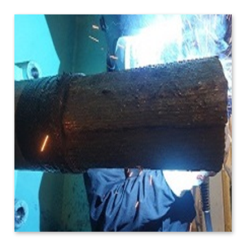 Instandsetzen einer deformierten nicht fluchtenden Antriebswelle