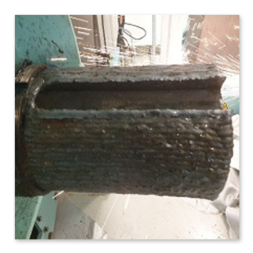 Instandsetzen einer deformierten nicht fluchtenden Antriebswelle