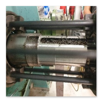 Instandsetzen einer deformierten nicht fluchtenden Antriebswelle